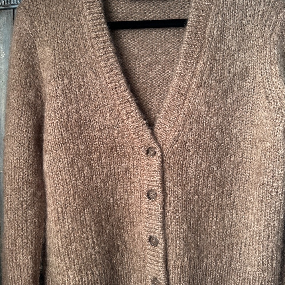JENNI KAYNE Boyfriend Cardigan in Driftwood Size S - Picture 7 of 11